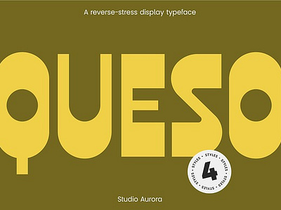 Queso – Quirky Retro Display Font brand font font family logo font logotype playful font quotes for instagram sans serif typeface whacky