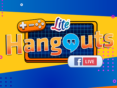 LITE Hangouts design graphic design illustration logo poster social media typography vector