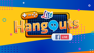 LITE Hangouts design graphic design illustration logo poster social media typography vector