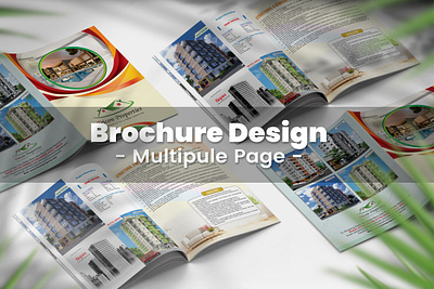 Brochure Design_multiple page ads booking branding brochure brochure design business brochure construction construction brochure custom brochure festival flat flat booking flyer illustration leaflet print print design real estate realstate brochure