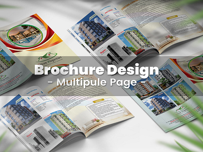 Brochure Design_multiple page ads booking branding brochure brochure design business brochure construction construction brochure custom brochure festival flat flat booking flyer illustration leaflet print print design real estate realstate brochure