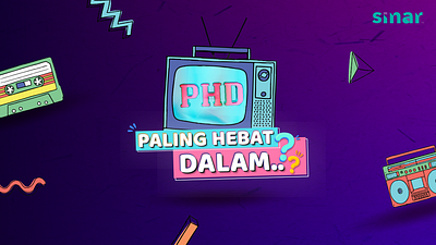 SINAR Paling Hebat Dalam..? design graphic design illustration logo poster social media typography vector