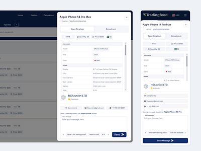 Product detail ( Sideout & Bottom sheet) ui ux design