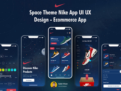 Space Theme Nike Mobile App UI UX Design buy buyshoes cart designtrend e commerce e commerceapp figma iostrend mobileapptrend mobileappuidesign nike nikeapp nikeshoes nikeuidesign shoes uidesignuxdesign uitrend uitrenddesign viraltrendui viraluitrend