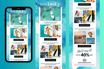 Travel Sale Canva/Photoshop Email Template canva canva email template ecommerce template email marketing email template email template canva newsletter template photoshop email template promotional email psd email template sale email small business email tourism newsletter travel business email travel email template travel excursion email travel marketing travel marketing email travel newsletter template welcome email