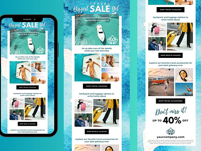 Travel Sale Canva/Photoshop Email Template canva canva email template ecommerce template email marketing email template email template canva newsletter template photoshop email template promotional email psd email template sale email small business email tourism newsletter travel business email travel email template travel excursion email travel marketing travel marketing email travel newsletter template welcome email