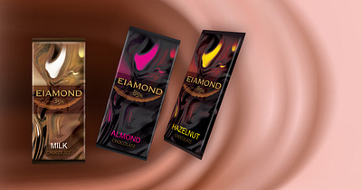 Packaging Design almond branding chocolate bar packaging design coffee design graphic design hazelnut illustration milk minimal packaging design mockup packaging design vector