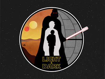 STAR WARS Badge badge graphic design illustration star wars vector