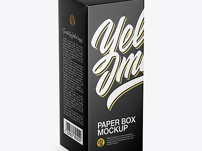 Free Download PSD Glossy Paper Box Mockup free digital mockup mockup designs