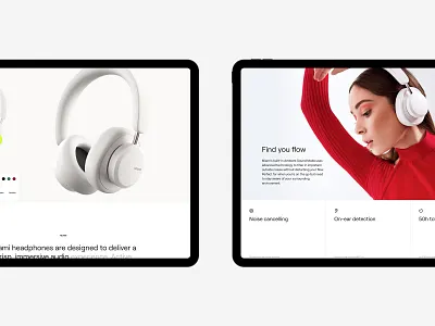 Urbanista Website app cart clean design desktop flat headphones interface order shop store ui ux web website