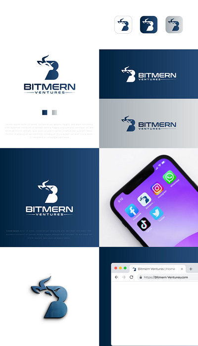 BITMERN VENTURE LOGO DESIGN branding graphic design logo