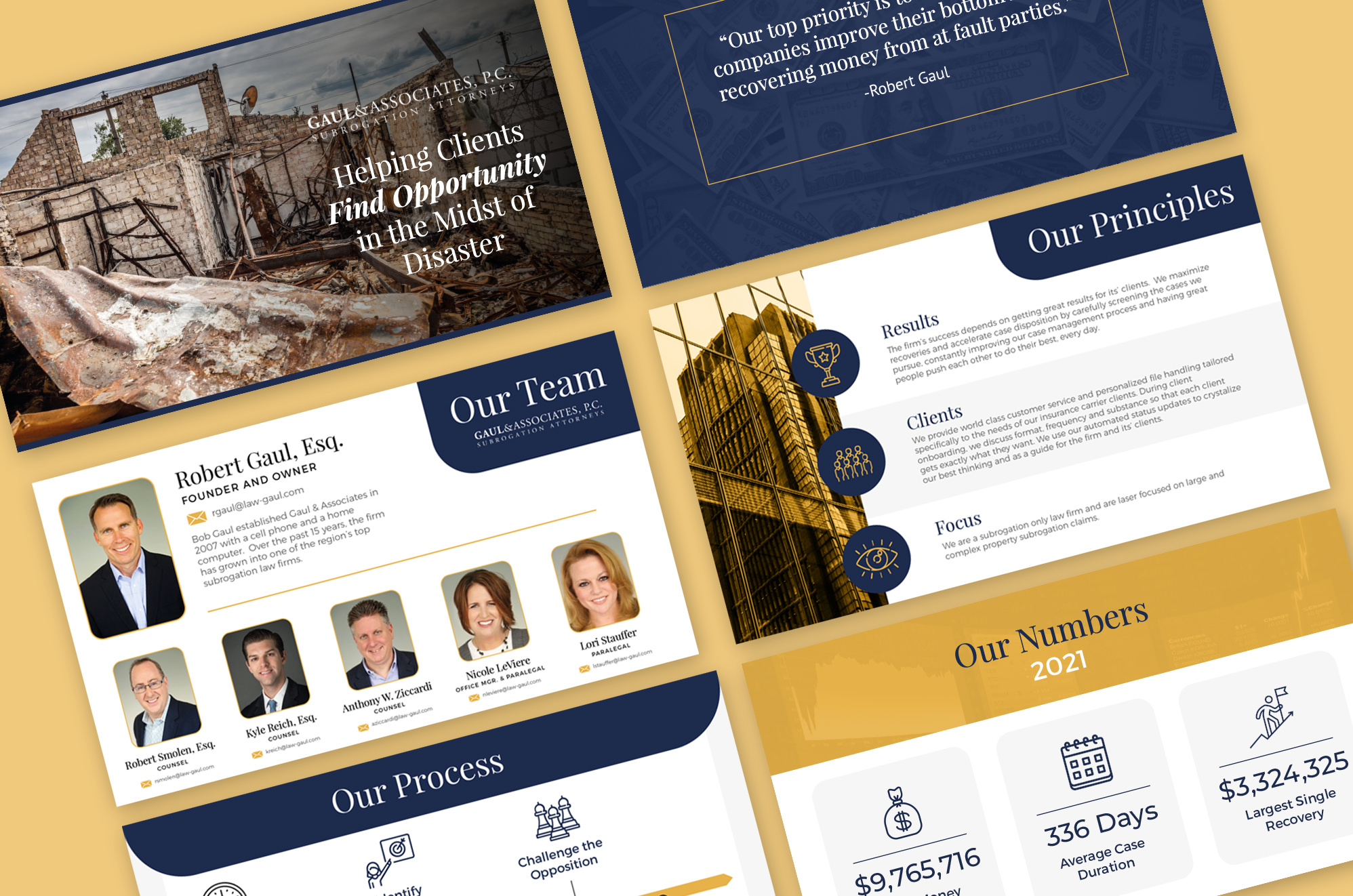 Example of Gaul & Associates Pitch Deck