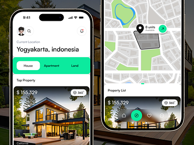Roema - Real Estate App apartmentt filter find house home screen land rent listing listing app mobile app mobile application nija works real estate real estate app real estate design rent app rental house user interface