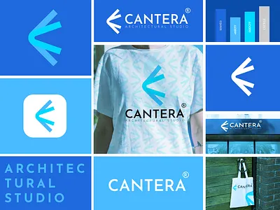 Cantera Architectural Studio Brand Identity Design agency logo architectural architecture firm architecturedesign brand identity branding colorful logo decoration inspiration interiordesigner logo logo branding logo design logo inspiration media logo minimal logo modern logo studio ui ux