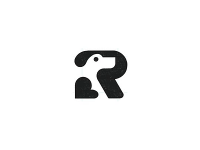 Letter R puppy dog pet animal typography logo 3d animation branding creature logo design graphic design illustration logo logo design logo designer logodesign minimalist logo minimalist logo design motion graphics ui