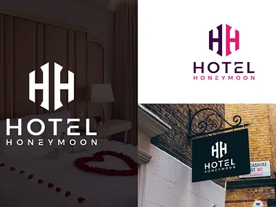 Hotel Honeymoon Logo honeymoon logo honeymoon logo design hotel honeymoon logo hotel logo hotel logo design
