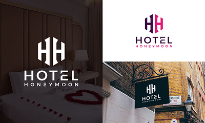 Hotel Honeymoon Logo honeymoon logo honeymoon logo design hotel honeymoon logo hotel logo hotel logo design