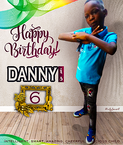 Happy birthday Danny branding design graphic design illustration typography vector