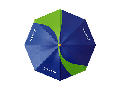 Yakita Brand Umbrella branding graphic design product development vector