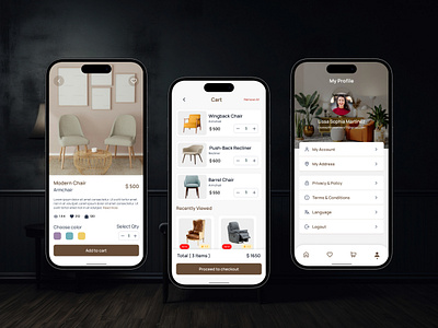 Furniture app 3d animation app apple vision pro bannerdesign branding design designtrends furniture graphic design icon illustration logo motion graphics typography ui ui design uiux ux vector