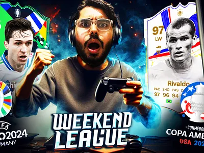 EA FC 24 Thumbnail Design for YouTube eafc eafc24 fifa fut gaming photoshop ps5 ultimateteam