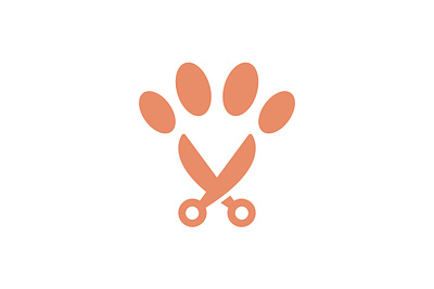 Pet Groom Logo animal branding care cat cut design dog exclusive fur groom grooming icon kitty logo paw pet puppy sale scissor shop