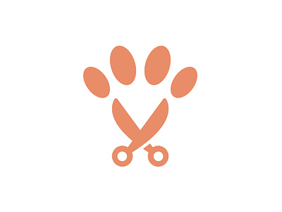 Pet Groom Logo animal branding care cat cut design dog exclusive fur groom grooming icon kitty logo paw pet puppy sale scissor shop