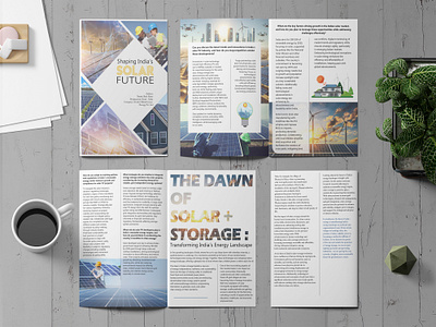 Magazine Layout design graphic design
