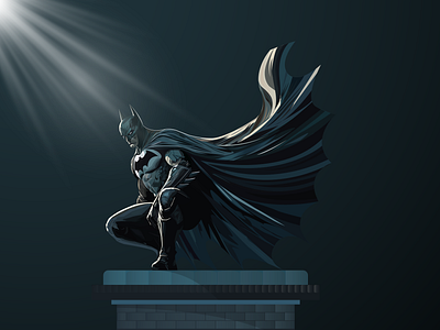 The Dark Knight 3d branding character graphic design motion graphics