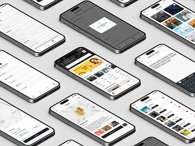 LinkMart Mobile App Design 3d animation branding graphic design logo motion graphics ui