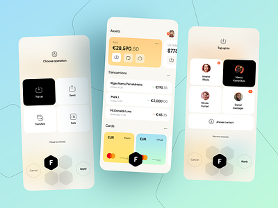 Mobile Banking App Design app app design bank card banking app finance app fintech app mobile app design mobile banking product design ui ui ux wallet app