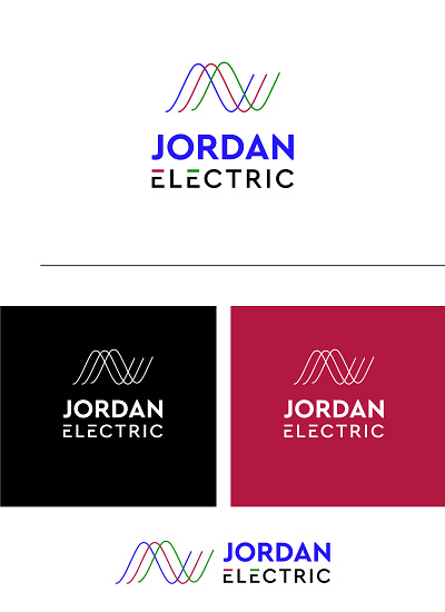 jordan electric branding graphic design logo