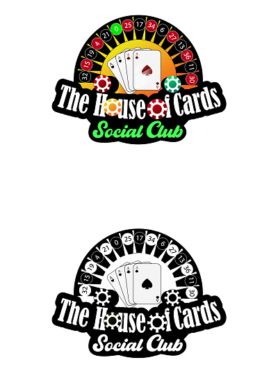 the house of card branding graphic design logo