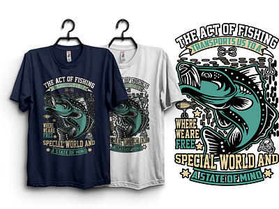 "Fishing T-shirt Design" branding catchoftheday fishing t shirt design fishinggear fishinglife fishingmerch fishingtee fishingthreads fishingvibes fishonapparel fishonclothing graphic design hookedonfishing interests logo t shirt vintage