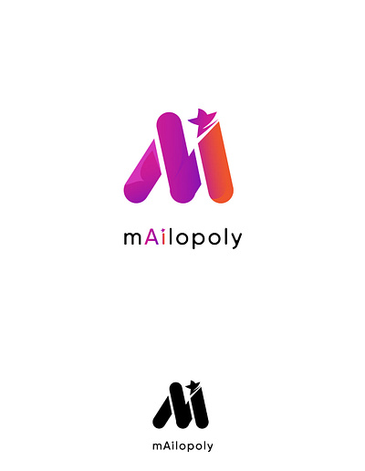 Mail branding graphic design logo