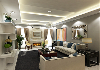 Residential Interior 3d animation branding design graphic design illustration logo motion graphics ui vector