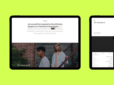 Urbanista Website app catalog clean design desktop earphones flat headphones interface store ui ux web website