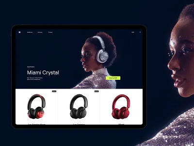 Urbanista Website app cart catalog clean design flat headphones interface shop store ui ux web website