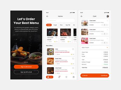 Food delivery app applicationdesign deign deliveryapp design e commerce eommerce figma food foodapplication fooddelivery introscreen mobile mobileapp mobileapplication ui uidesign uiux ux visualdesign