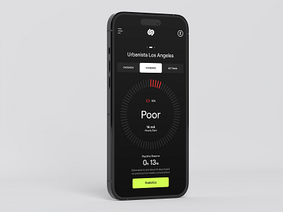 Urbanista App app battery clean dark design earphones flat headphones interface mobile settings solar sound ui ux voice