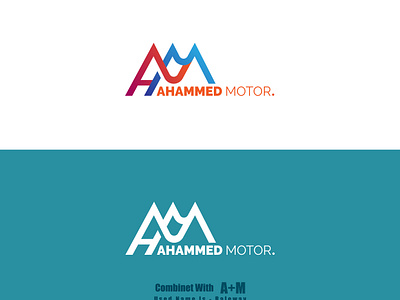 Logo for "AHAMMED MOTOR" 3d animation branding graphic design logo motion graphics ui