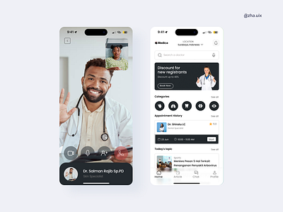 Main Screen Medica Apps - Health App app apps design mobile ui uiux ux