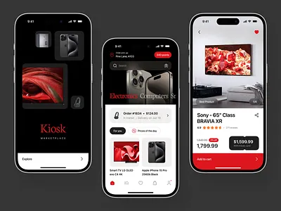 Marketplace Mobile App app design marketplace marketplace app mobile