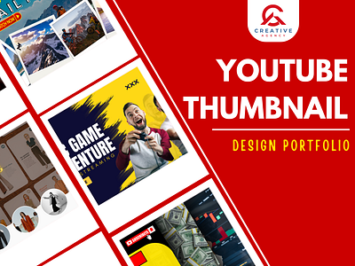 YouTube Thumbnail Design Portfolio 3d branding design graphic design illustration portfolio thumbnail design youtube youtube thumbnail