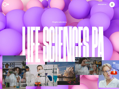Science Lab Website Design🤓 animation branding design ui web web design