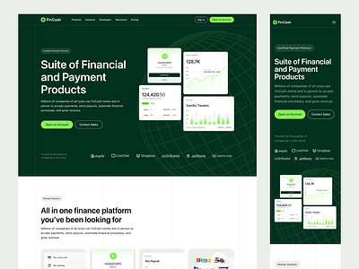 Fintech Landing Page | Web + Mobile banking banking website bruvvv finance finance app finance website fintech fintech saas landing page saas saas landing page saas website startup ui ui ux web web design webdesign website website design