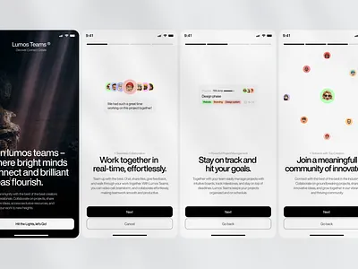 Mobile application ~ Onboarding app design clean collaboration app collaboration app design design ios mobile mobile app design mobile design modern onboarding onboarding app onboarding design ui ux