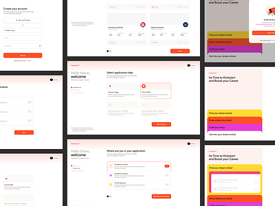 Headstart-Onboarding Explorations design graphic design product design ui uiux web webapp