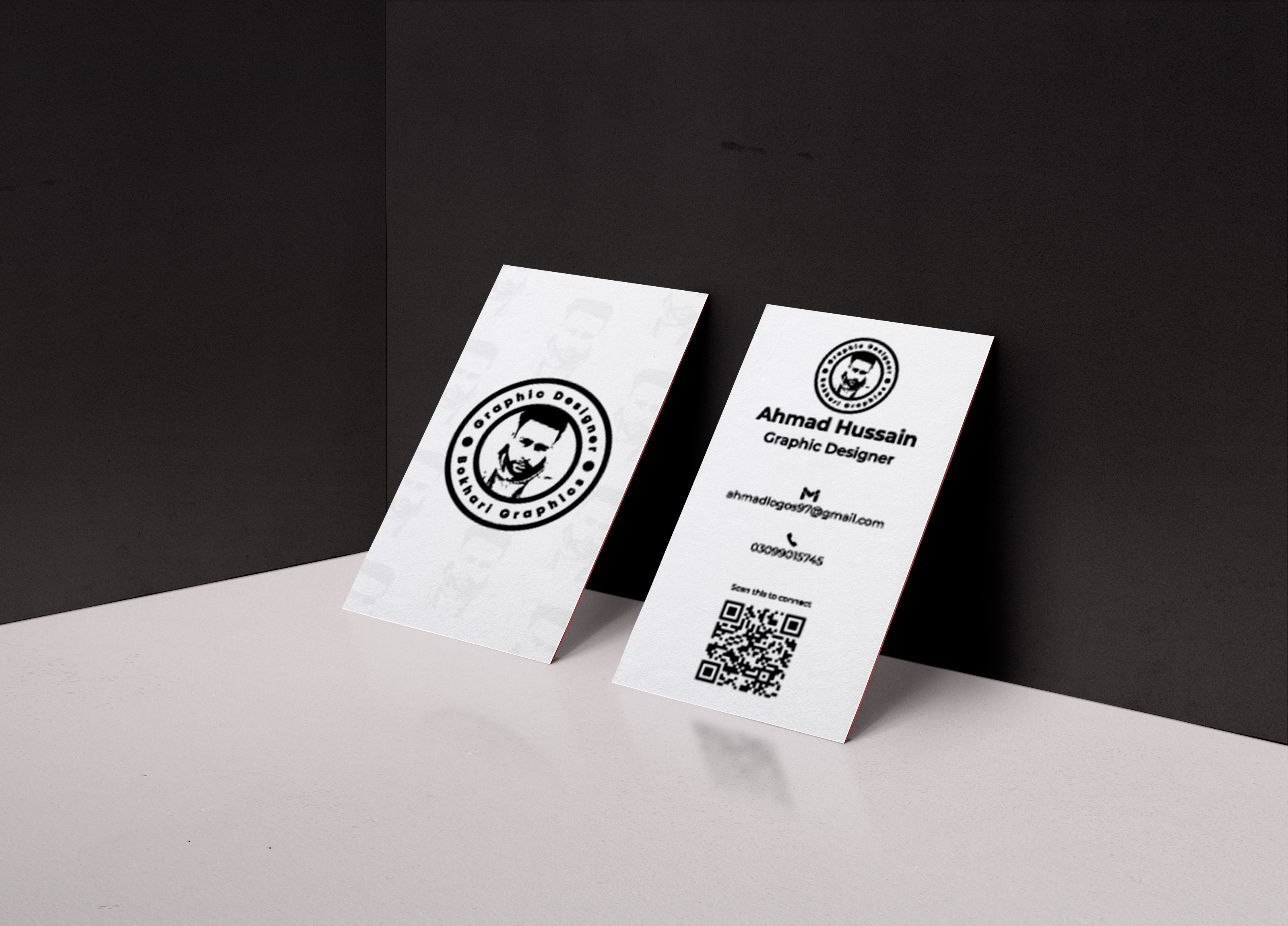 Bokhari Graphics Logo | Brand Identity black bokhari brand guidelines brand identity branding business card combination mark graphic design graphics logo logo design logomark pink stationary design typography