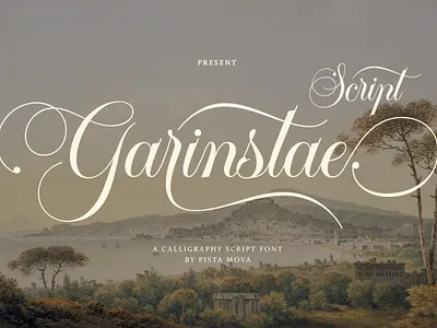Garinstae Script 3d banner branding branding fonts calligraphy chocolate fonts design elegant graphic design illustration logo motion graphics script fonts valentine fonts wedding wedding invitation